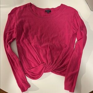 Splendid Fuchsia Long Sleeve Top